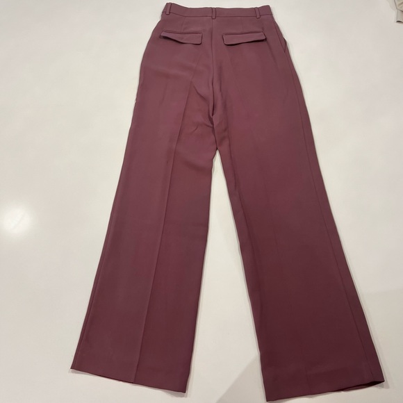 Zara full lenght menswear style pants (pink/lilac color) - Picture 3 of 4